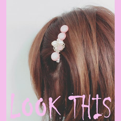 カラー ストーン パール ビジュー ヘアクリップ 簡単ヘアアレンジ ダ ッカール前髪 髪留め ヘアアクセサリー：HD160504