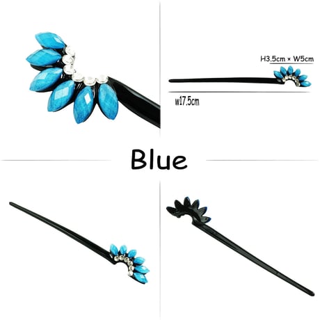 花びら petal フラワー お花 ストーン 一本挿し かんざし 簪 コーム スティック型 着物 和装 浴衣 髪留め 簡単ヘアアレンジ レディース 韓国ヘアアクセサリー