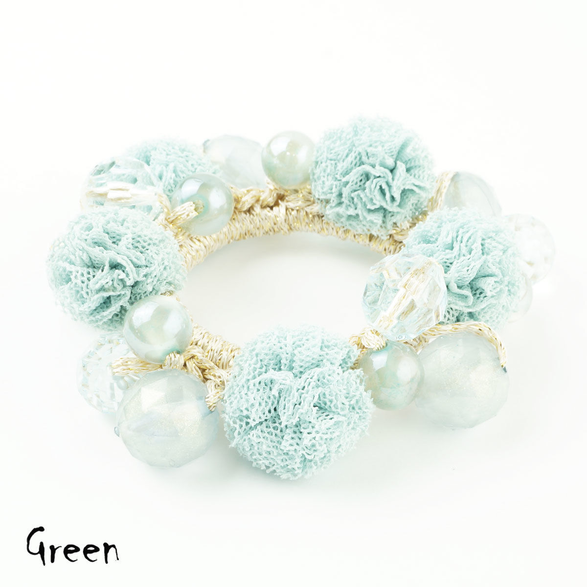 じゃらじゃら  ヘアゴム  青いXmas✩.*˚ じゃらじゃら ヘアゴム 青いXmas✩.*˚