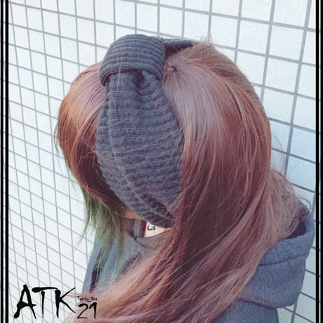 ヘアバンド ターバン ニット ワイド 幅広ニット 簡単ヘアアレンジ  メンズ レディース ヘアアクセサリー：HBD200101