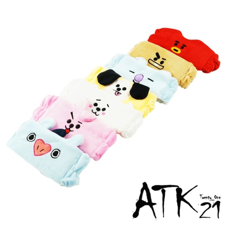 ヘアバンド ターバン キャラクター BTS  BT21 メンズ レディース ヘアメイク 洗顔 おしゃれ ヘアアクセサリー 韓国ファッション：HT191101