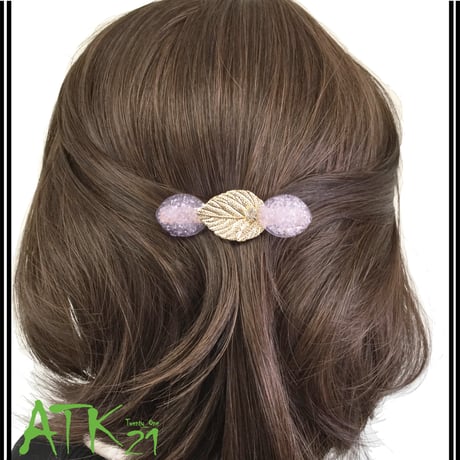 リーフ ストーンゴールド ヘアピン ヘアクリップ ダッカール くちばしクリップ 簡単ヘアアレンジ レディース ヘアアクセサリー：HD171202
