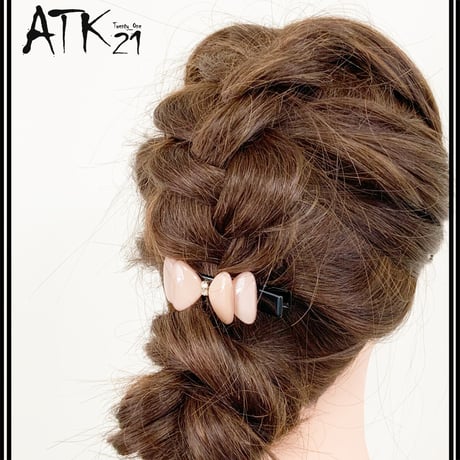 リボン Ribbon ヘアクリップ クリップピン ダッカール シンプル まとめ髪のポイント 髪留め レディース ヘアアクセサリー