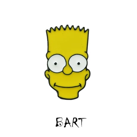 シンプソンズ モチーフ ピンバッチ バッチ THE SIMPSONS メンズ レディース ユニセックス アクセサリー：PB200503