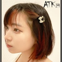 リボンモチーフ Ribbon ミニバンスクリップ 前髪留め 小さ目 しっかりホールド ヘアアレンジのポイント 髪留め 簡単ヘアアレンジ レディース ヘアアクセサリー