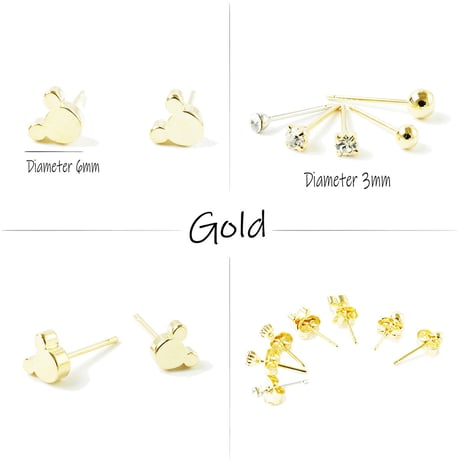 (7点セット）ミッキー モチーフ スタッドピアス セットピアス メンズ レディース  ユニセックス アクセサリー