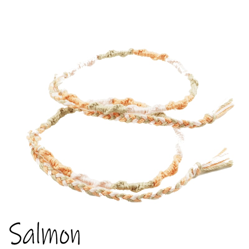 2点セット）ハンドメイド ペア カップル ミサンガ Missanga