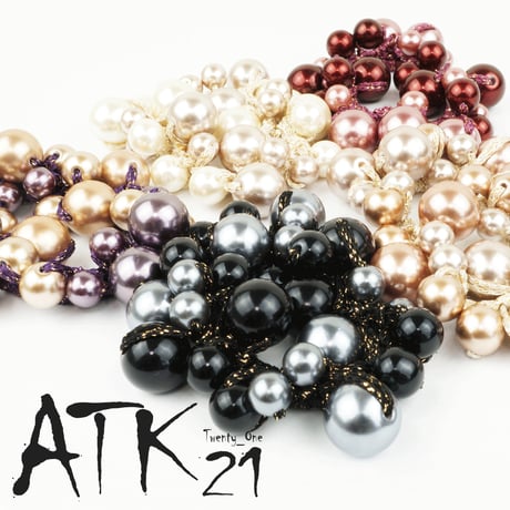 じゃらじゃら  ヘアゴム  アンティークブラックフラワー じゃらじゃら ヘアゴム アンティークブラックフラワー