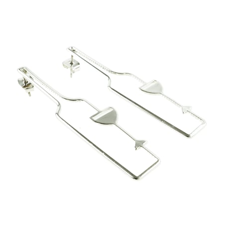 ワインボトル  シャンパングラス  おもしろピアス  スタッドピアス  ユニーク  個性的  メンズ  レディース  ユニセックス  アクセサリー