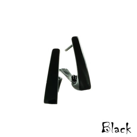 両耳用（2点セット）バー トライアングル フープピアス リングピアス シンプル メンズ レディース ユニセックス アクセサリー：HPB200202