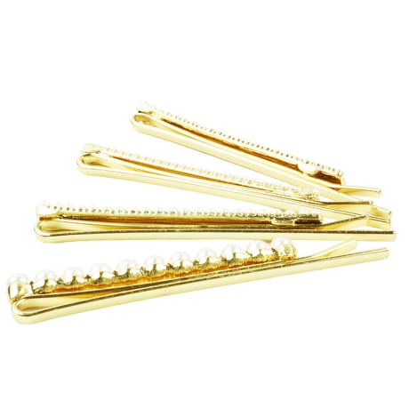 (4点セット)パール パヴェ ビジュー ヘアピン セット 上品 キレイ目 シンプル  簡単ヘアアレンジ 髪どめ 前髪 レディース ヘアアレンジ ヘアアクセサリー