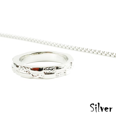 リング サークル シンプル ネックレス 2WAY メンズ レディース ユニセックス アクセサリー：MNB180201