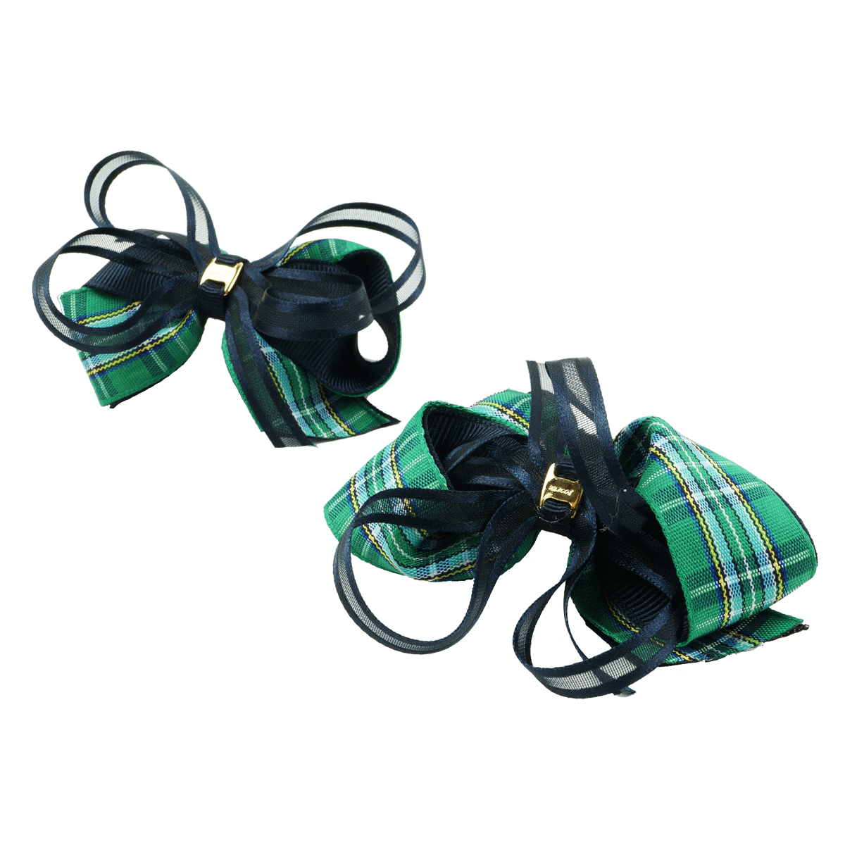 ⓝⓔⓦ【タータンチェックトリプル】ベビーヘアクリップ　キッズ　ヘアゴム e2189344b6ca62c9c768e1d0d84246