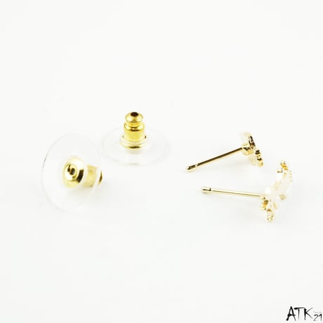 赤ずきんちゃん オオカミ おとぎ話 アシンメトリー ピアス 童話 遊び心 おもしろ ピアス メンズ レディース ユニセックス アクセサリー：PSS170802