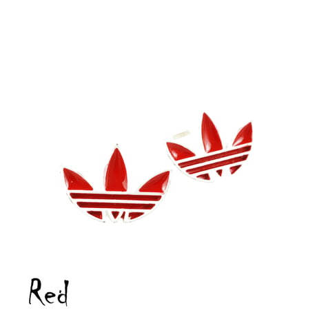 （2点セット）リーフモチーフ adidas アディダス スタッド ピアス メンズ レディース ユニセックス アクセサリー：PSK190701