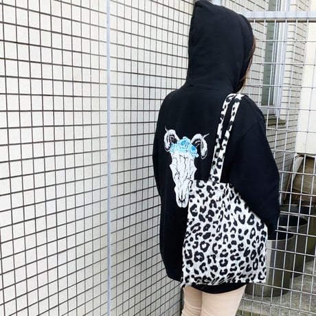 レオパードトートバッグ レオ柄 豹柄 ショルダーバッグ エコバッグ ショッピングバッグ A4 レディース 軽量 通勤 買い物 ポケット付き