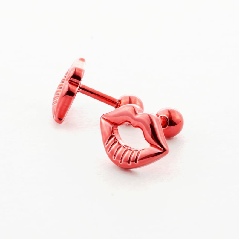 両耳用（2個セット）唇 リップ 16G サージカルステンレスピアス 軟骨