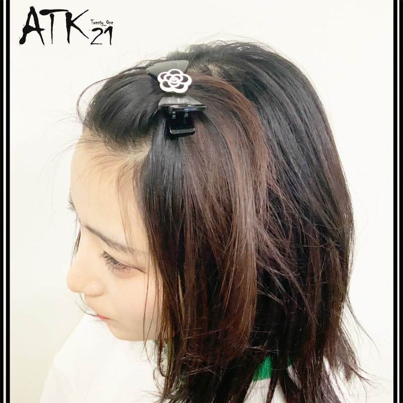 【メーカー直売】の商品をすべて カメリア リボン ヘアクリップ ダッカール 髪留め しっかり ヘアアレンジ