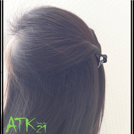 スター パール ミニバンスクリップ プチヘアクリップ かわいい レディース ヘアアクセサリー：HBS180203