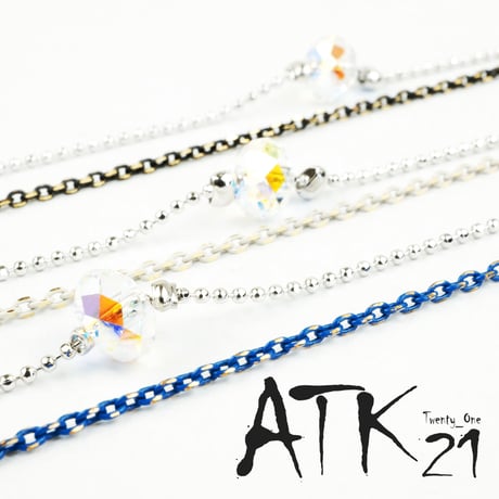 シンプル 一粒スワロフスキー サークル 2連 アンクレット 2ライン 上品 大人コーデ レディース ウィメンズ アクセサリー：ASW160504
