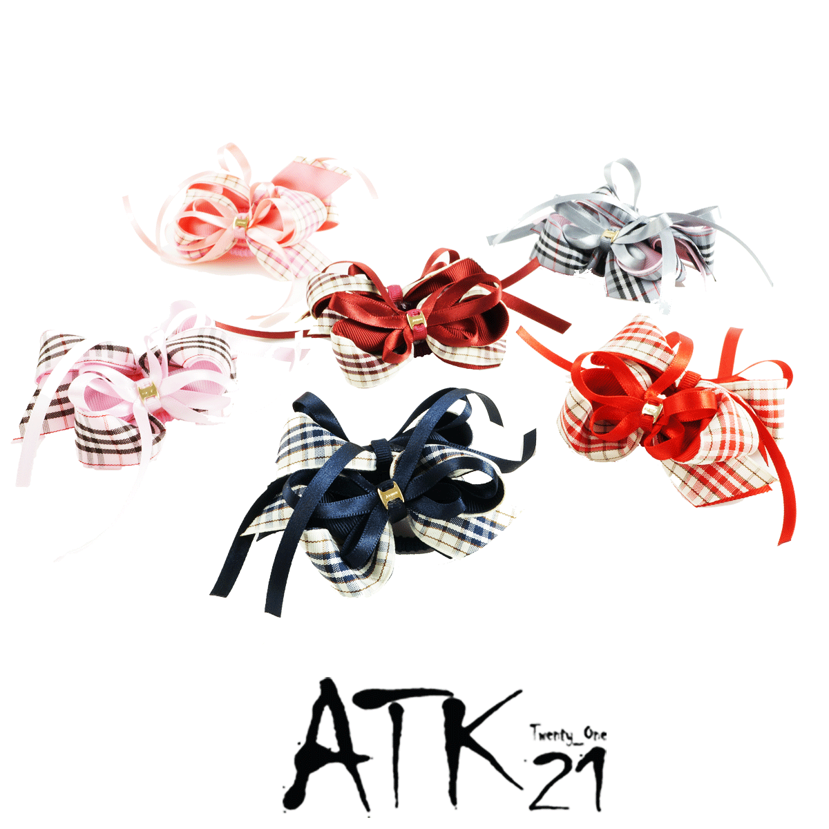 確認　ヘアゴム ヘアリボン ツインテール　1045　いちご　チェック 確認 ヘアゴム ヘアリボン ツインテール 1045 いちご チェック