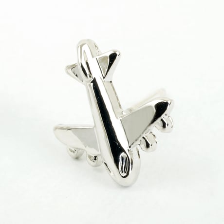 飛行機 エアープレーン スーツケース アシンメトリー ピアス Silverpost925 シルバー ゴールド メンズ レディース ユニセックス アクセサリー：PS160603