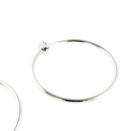 両耳用（2点セット）シンプル フープフェイクピアス ノンホール パイプイヤリング メンズ レディース ユニセックス アクセサリー：FE190302