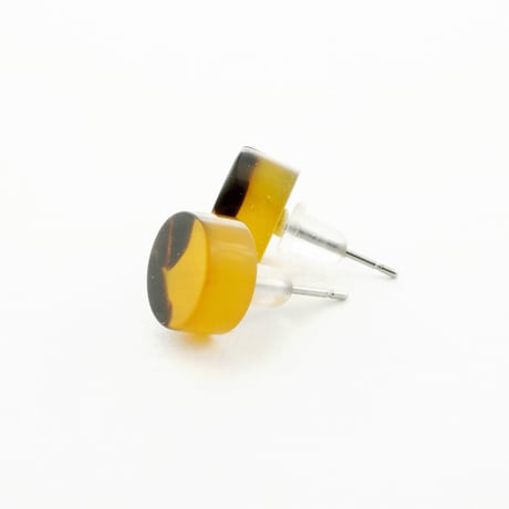 べっ甲 サークル スタッド ピアス きれいめ カジュアル レディース アクセサリー：PKS170201