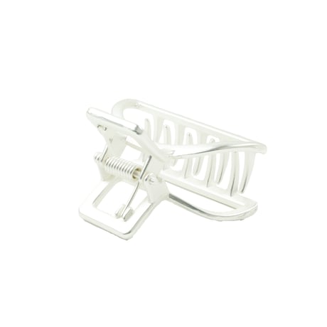 メタルフレーム バンスクリップ マット シルバー ゴールド トライアングル シンプル 上品 へアクリップ 髪留め 大人アクセ レディース ヘアアクセサリー：HBM190901
