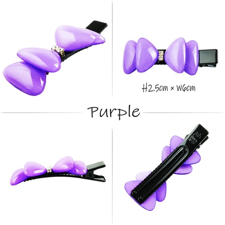 リボン Ribbon ヘアクリップ クリップピン ダッカール シンプル まとめ髪のポイント 髪留め レディース ヘアアクセサリー