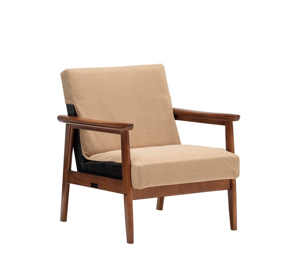 カリモク60 Kチェア1シーターカバー クリンプベージュ K36170AO