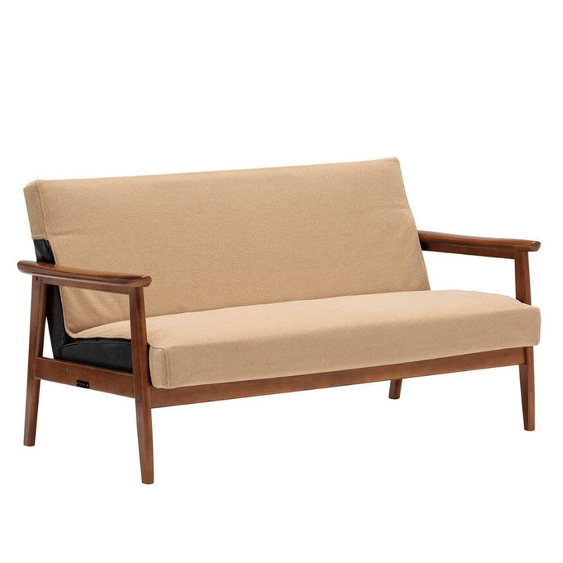 カリモク60 Kチェア2シーターカバー クリンプベージュ K36173AO
