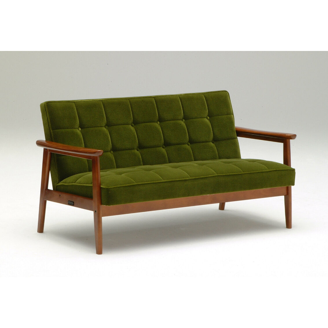 カリモク60 Kチェア2シーター モケットグリーン W36143QW | CLIA onlin