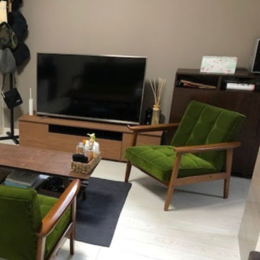 カリモク60 Kチェア1シーター モケットグリーン W36140QW | CLIA onlin
