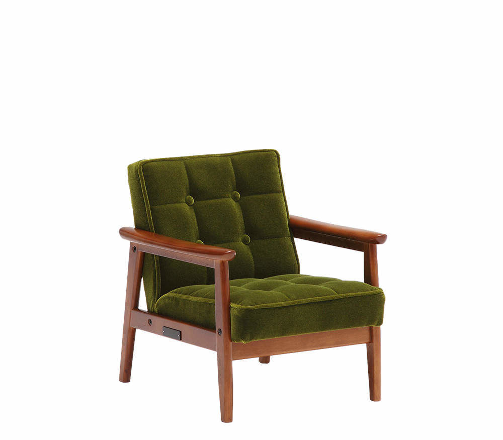 カリモク　60Kチェアミニ カリモク60 Kチェアミニ モケットグリーン W36120QW | CLIA