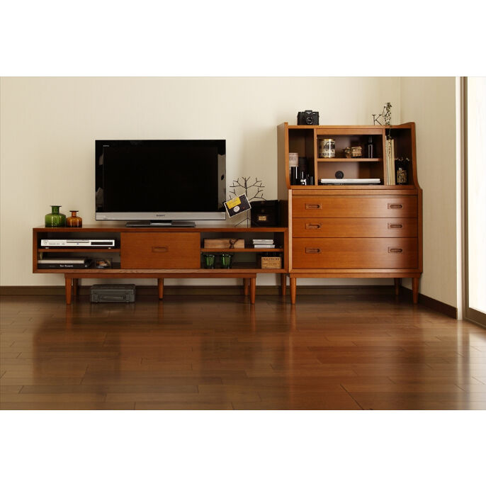 カリモク60 ローボード1500 ヴィンテージチーク