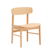 カリモク60　Tチェア（板座）　ブナ：ピュアビーチ　C36255NE