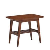 カリモク60 サイドテーブル ウォールナット色（天板：オーク突板