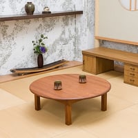 サントリー樽ものがたり ちゃぶ台角800㎜（ウレタン塗装） | CLIA
