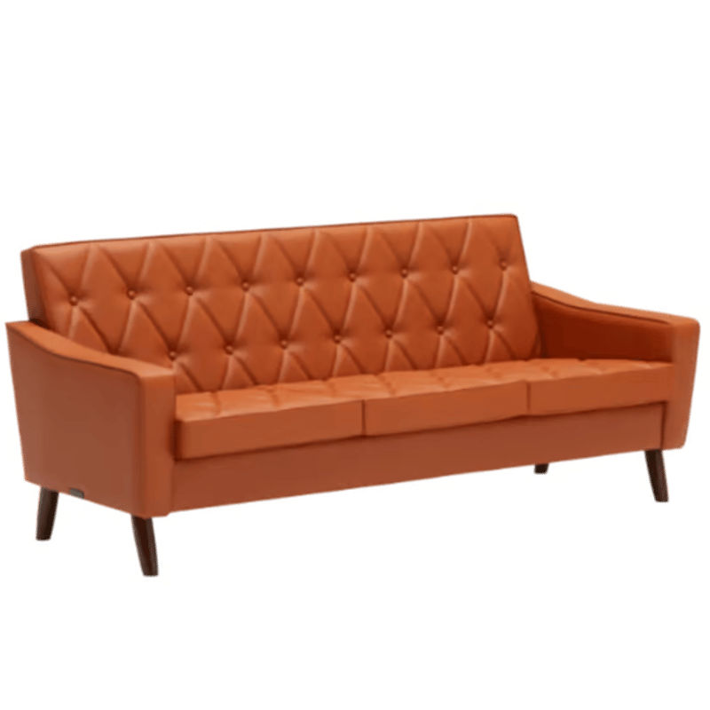 カリモク60 ロビーチェア 3シーター スタンダードキャメル ロビー