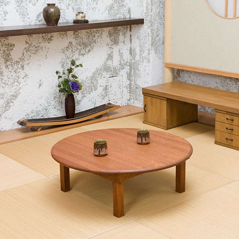 サントリー樽ものがたり ちゃぶ台丸900㎜ （ウレタン塗装） | CLIA