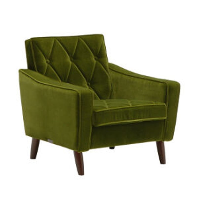 カリモク60 ロビーチェア1シーター モケットグリーン U36210QD | CLIA
