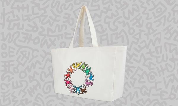 お宝！Keith Haring POP SHOP 紙袋3枚セット　キースヘリング 未使用 90年代現代アートニューヨークpopshopポップショップ