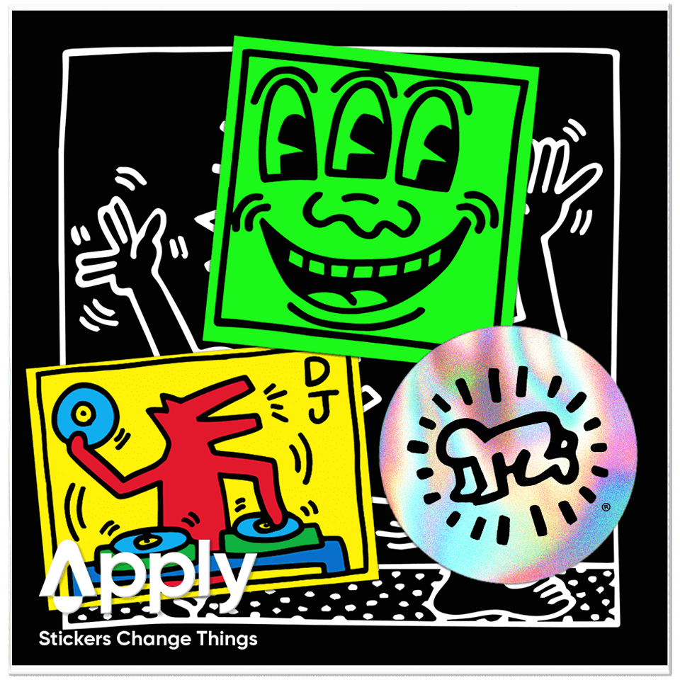 希少カタログ1983 Keith Haring 12-STICKER 希少カタログ1983 Keith Haring 12-STICKER 希少カタログ1983