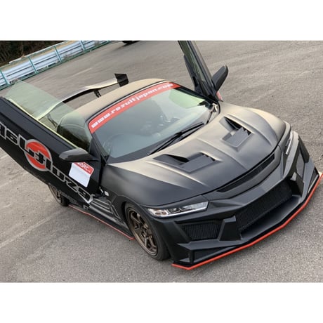 エアロボンネットタイプ２　カーボンフィンタイプ　未塗装　【S660 JW5】