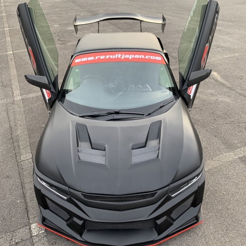 エアロボンネットタイプ2 カーボンフィンタイプ 未塗装 【S660 JW5