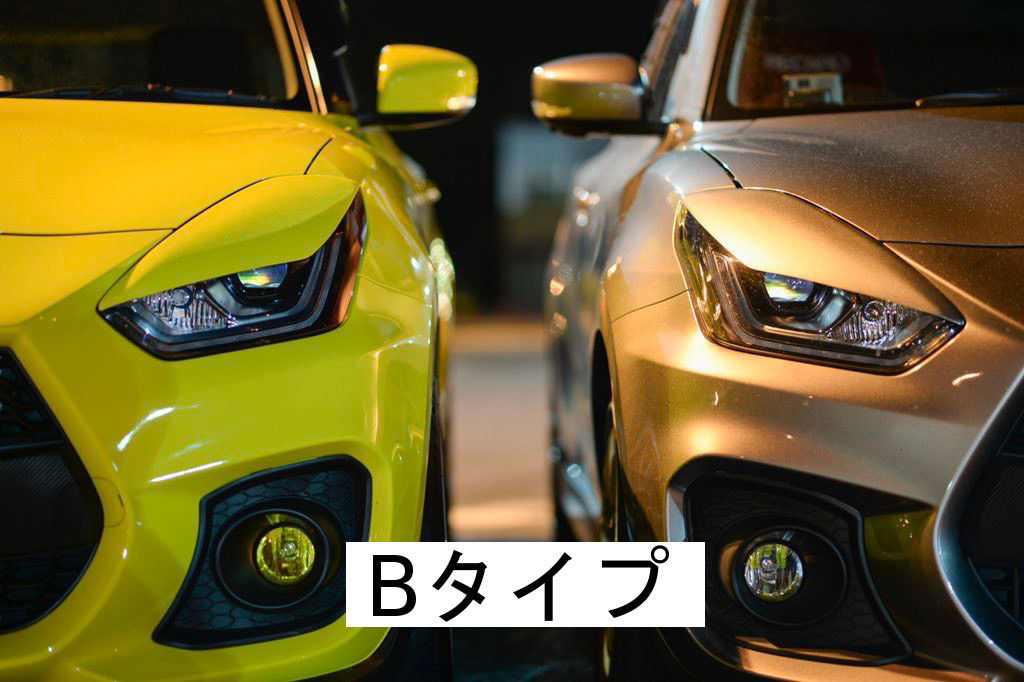 B*読様 早い物勝ち　スイフトスポーツ　zc33s アイライン　青　ZWG おま ZC33S スイフトスポーツ アイライン 塗装済品/スピーディー
