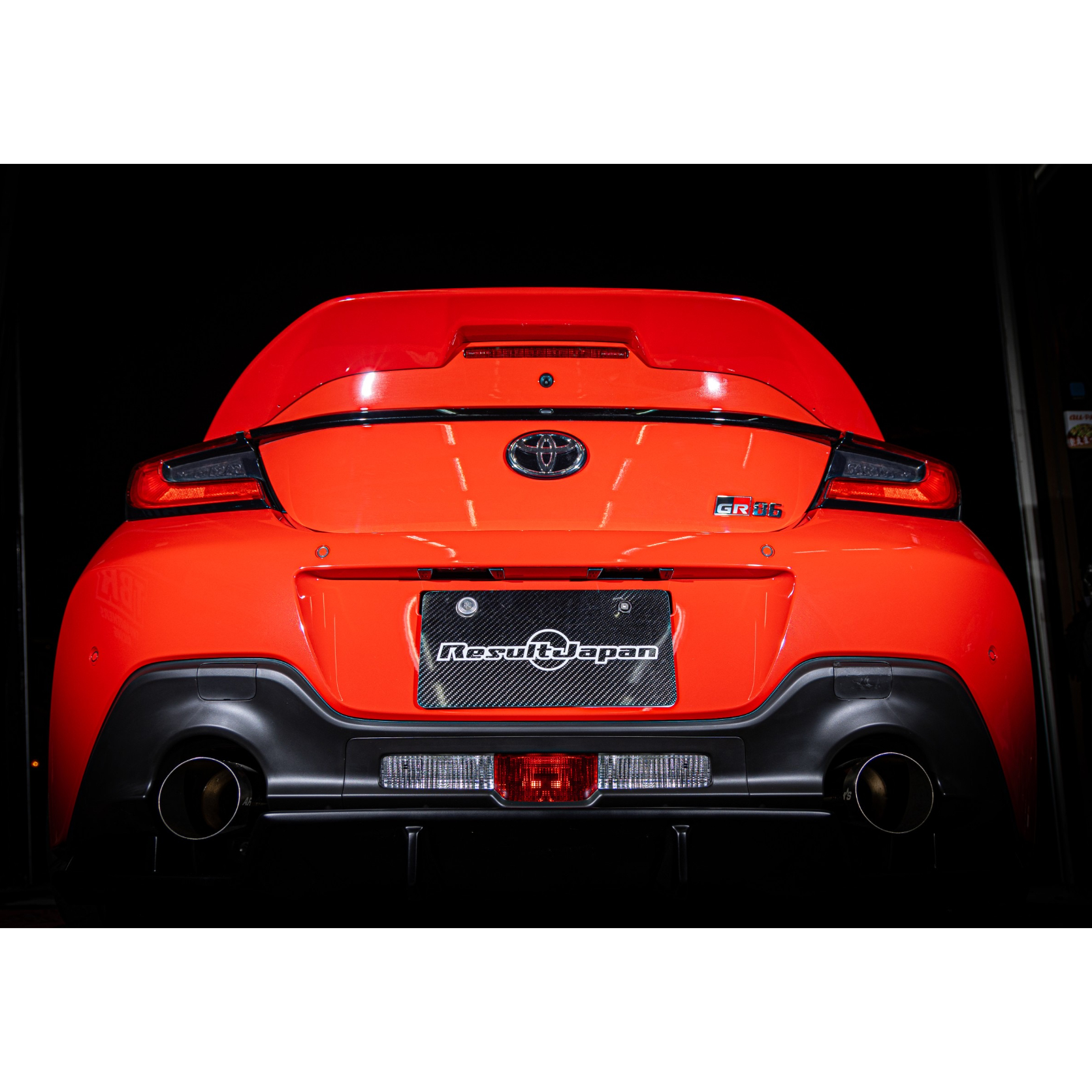gr86 brz result japan トランクスポイラー FRP 未塗装 original