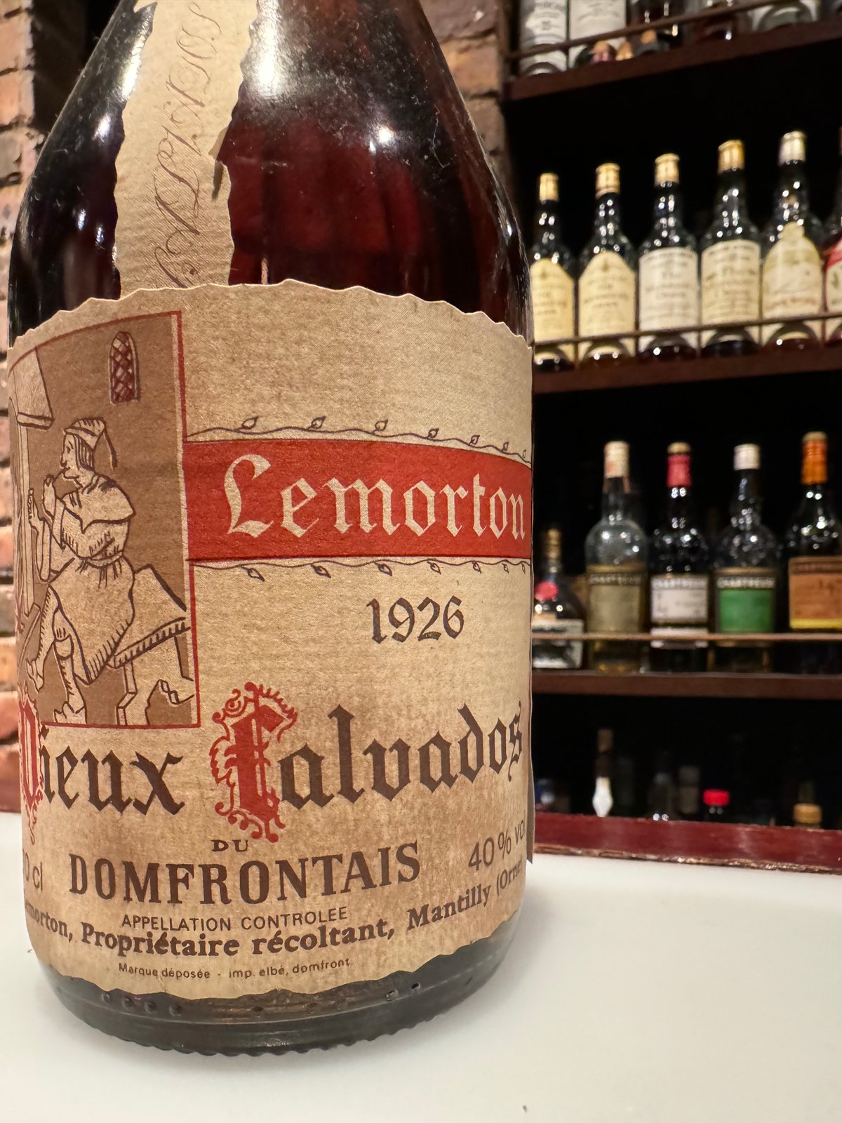 ルモルトン1926,1990年代瓶詰め、国内流通品 | Bar CALVADOR WEB ルモルトン1926,1990年代瓶詰め、国内流通品 | Bar CALVADOR WEB