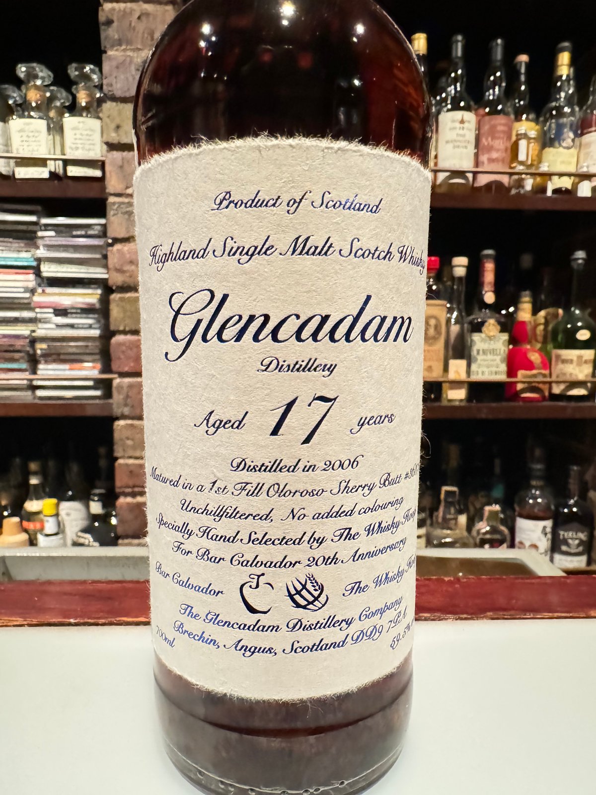 限定発売]グレンカダム17年59.5% 当店20周年記念ボトル | Bar